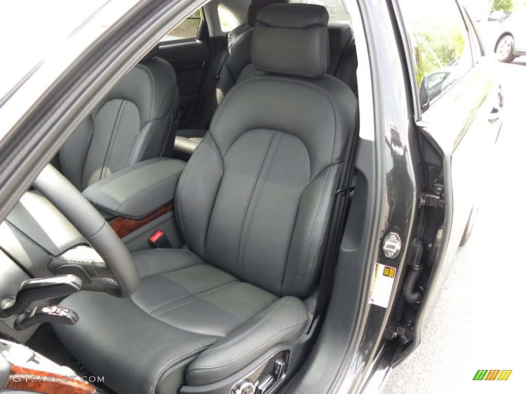 Black Interior 2011 Audi A8 L 4.2 FSI quattro Photo #50331770