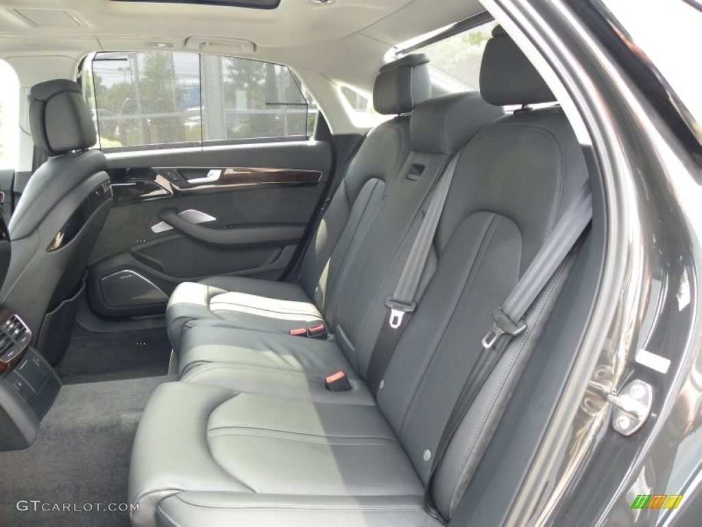 Black Interior 2011 Audi A8 L 4.2 FSI quattro Photo #50331794