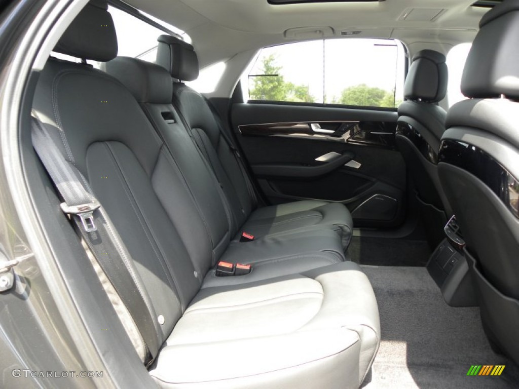 Black Interior 2011 Audi A8 L 4.2 FSI quattro Photo #50331881