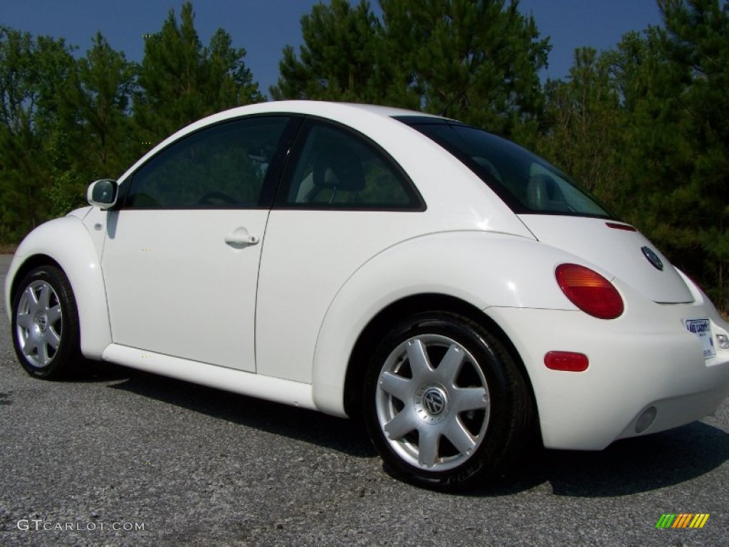 2001 New Beetle GLS 1.8T Coupe - Cool White / Light Grey photo #4