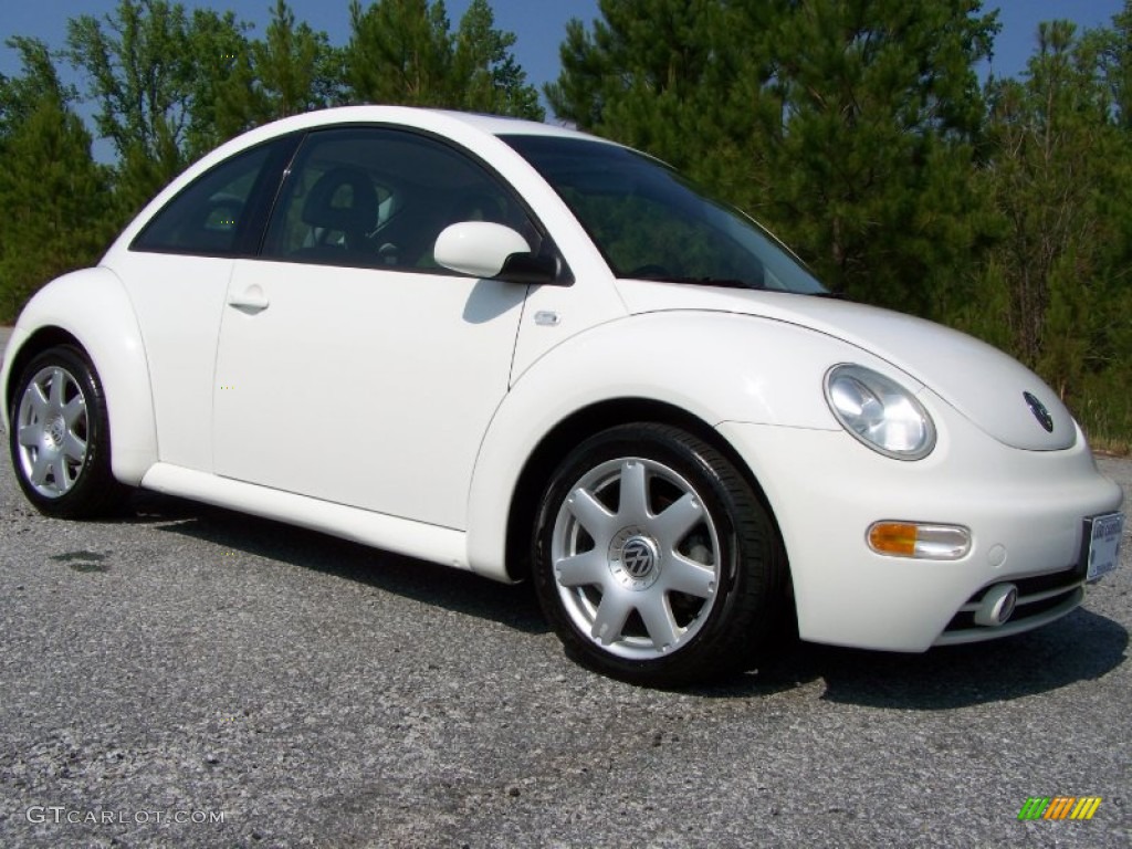Cool White 2001 Volkswagen New Beetle GLS 1.8T Coupe Exterior Photo #50332718