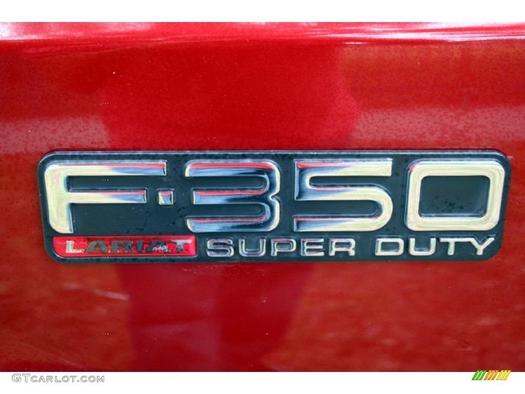 2003 F350 Super Duty Lariat Crew Cab 4x4 Dually - Toreador Red Metallic / Medium Parchment photo #53