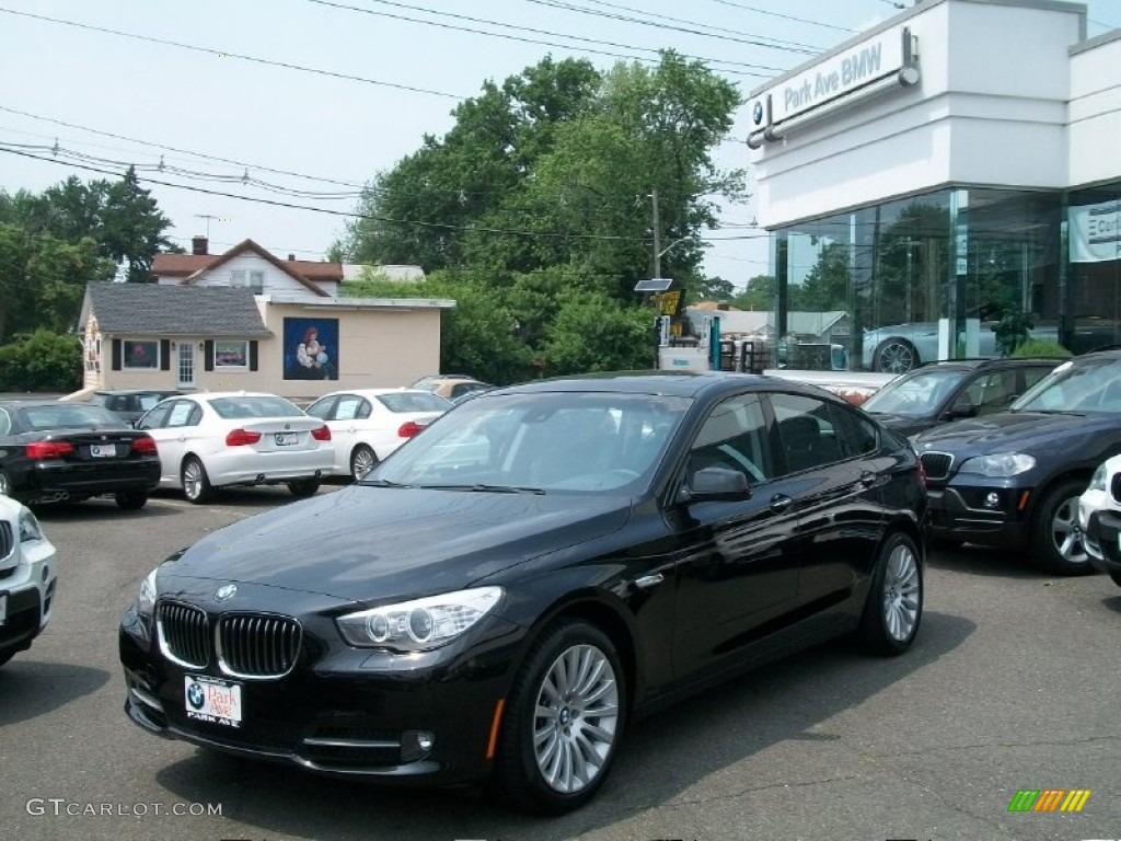 2010 5 Series 535i Gran Turismo - Jet Black / Black photo #1