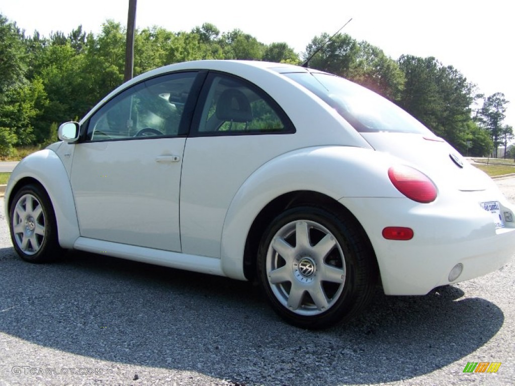 2001 New Beetle GLS 1.8T Coupe - Cool White / Light Grey photo #47