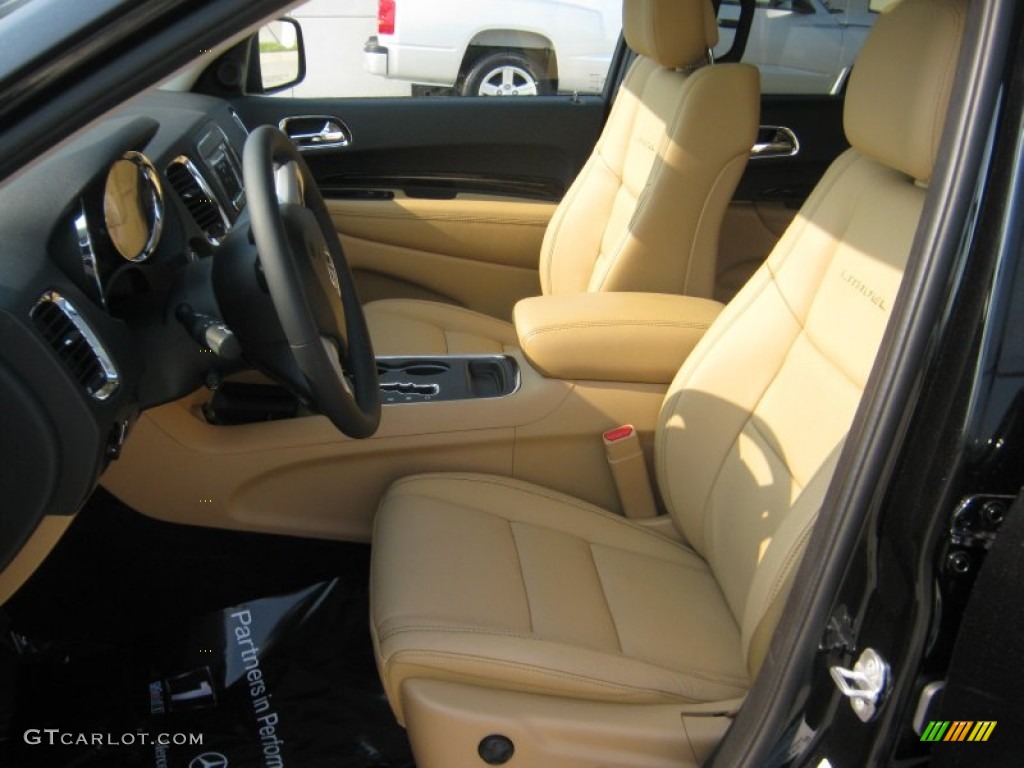 Black/Tan Interior 2011 Dodge Durango Citadel Photo #50335004