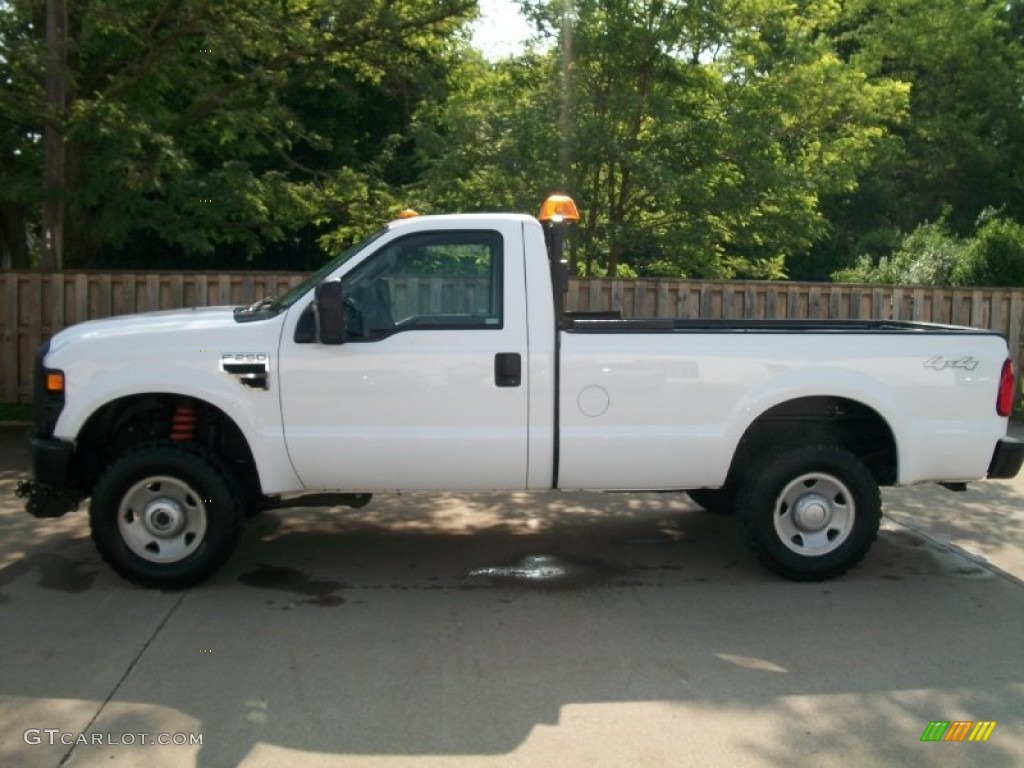 Oxford White 2009 Ford F250 Super Duty XL Regular Cab 4x4 Exterior Photo #50335088