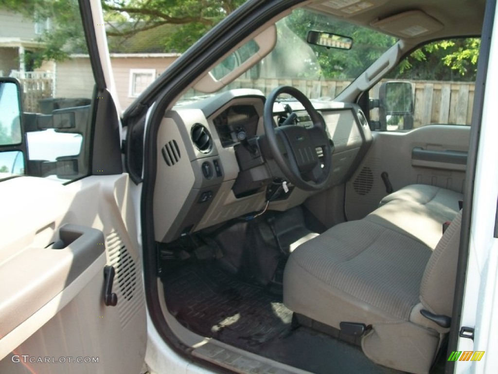Camel Interior 2009 Ford F250 Super Duty XL Regular Cab 4x4 Photo #50335136