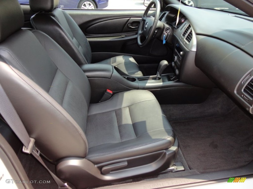 Ebony Black Interior 2007 Chevrolet Monte Carlo SS Photo #50336300