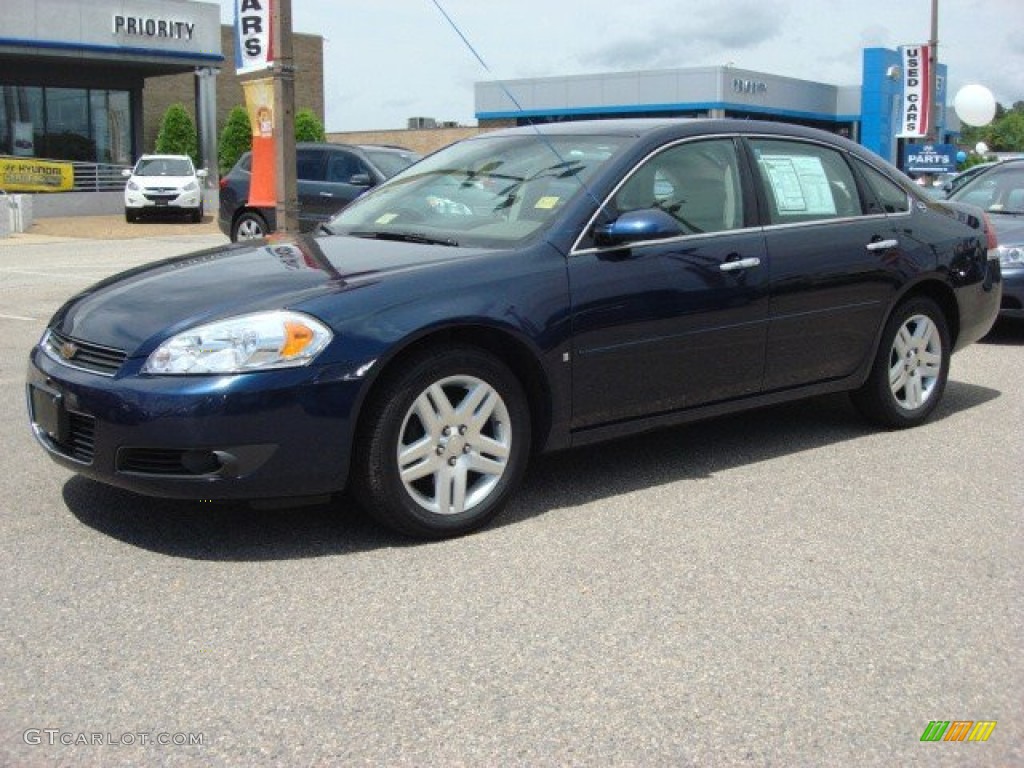 2007 Impala LTZ - Imperial Blue Metallic / Gray photo #2
