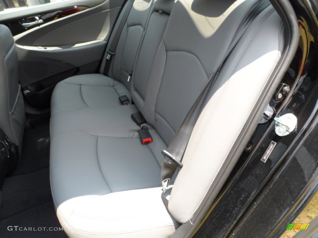 2011 Sonata Limited 2.0T - Midnight Black / Gray photo #22