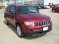 2011 Deep Cherry Red Crystal Pearl Jeep Compass 2.4 Limited  photo #7