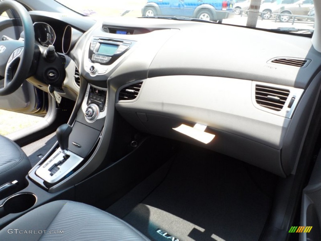 2012 Elantra GLS - Indigo Night Blue / Gray photo #18