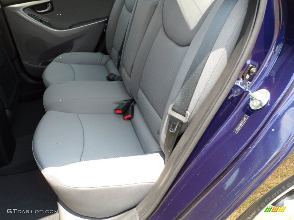 Gray Interior 2012 Hyundai Elantra GLS Photo #50338047