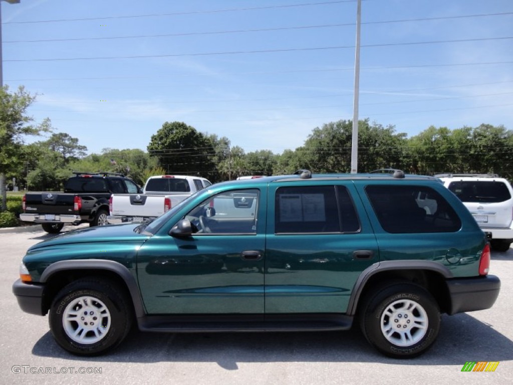 2003 Durango SXT - Timberline Green Pearlcoat / Dark Slate Gray photo #2