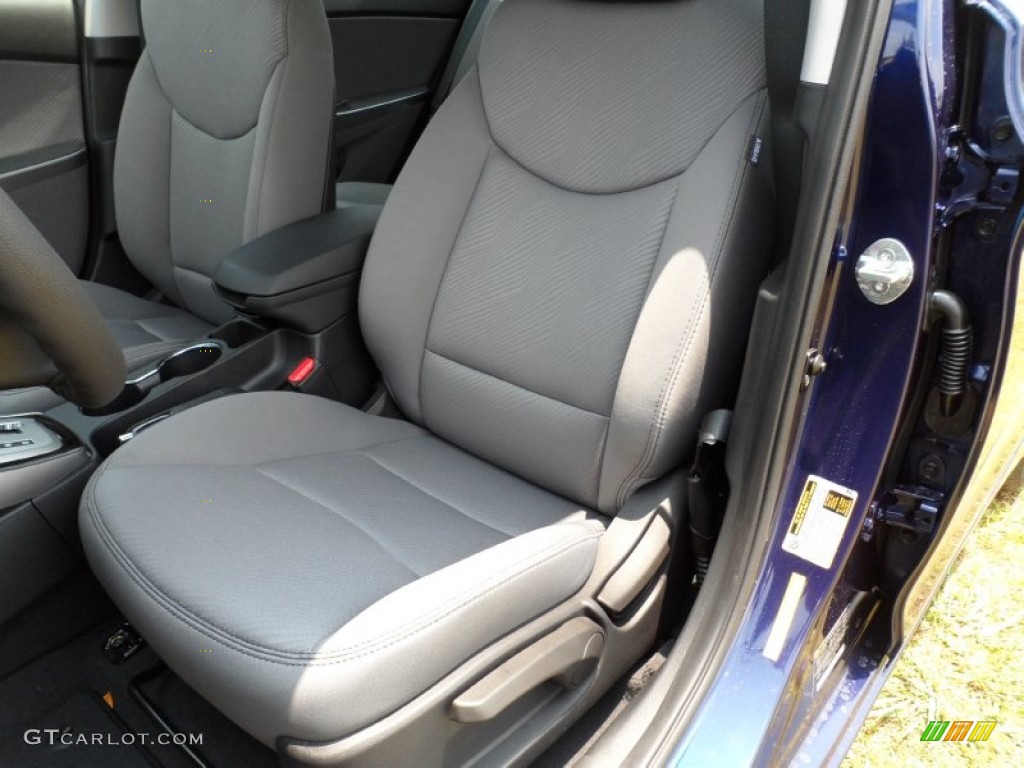 Gray Interior 2012 Hyundai Elantra GLS Photo #50338097