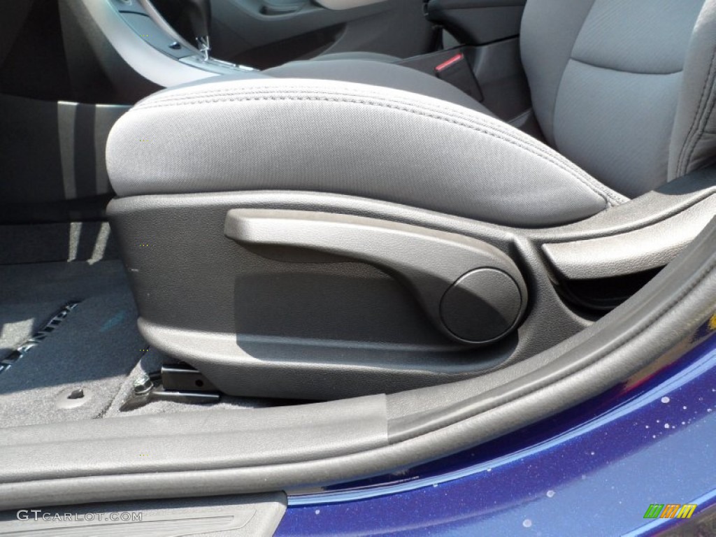 2012 Elantra GLS - Indigo Night Blue / Gray photo #24