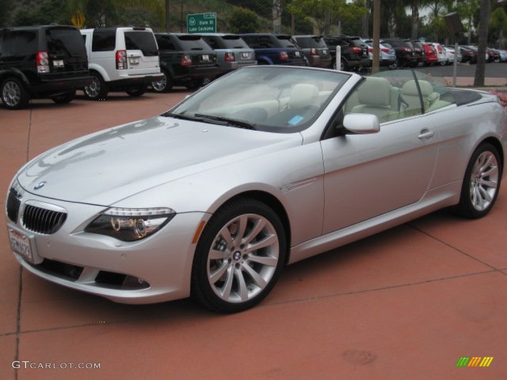 2008 6 Series 650i Convertible - Titanium Silver Metallic / Platinum photo #1