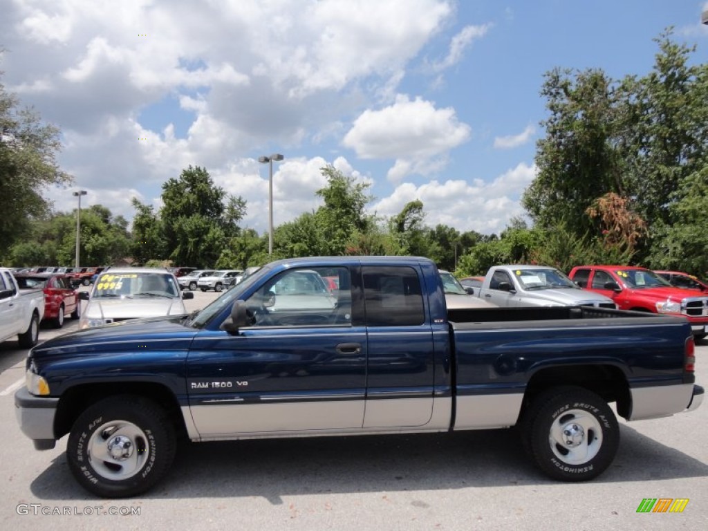Patriot Blue Pearl 2001 Dodge Ram 1500 SLT Club Cab Exterior Photo #50338565