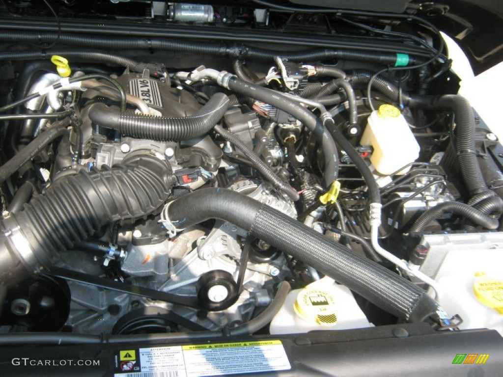 2011 Jeep Wrangler Unlimited Rubicon 4x4 3.8 Liter OHV 12-Valve V6 Engine Photo #50338792