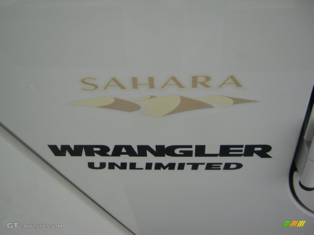 2011 Jeep Wrangler Unlimited Sahara 4x4 Marks and Logos Photo #50339165