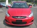 Boston Red 2012 Hyundai Accent GLS 4 Door Exterior