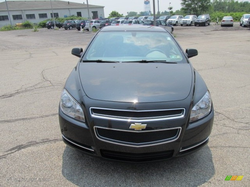 2008 Malibu LS Sedan - Black Granite Metallic / Titanium Gray photo #5