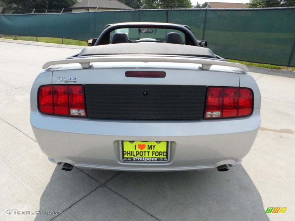 2007 Mustang GT Premium Convertible - Satin Silver Metallic / Dark Charcoal photo #4