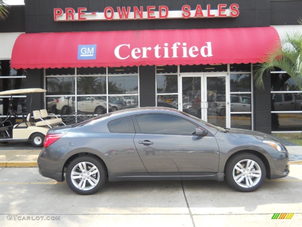 2011 Altima 2.5 S Coupe - Ocean Gray / Charcoal photo #1