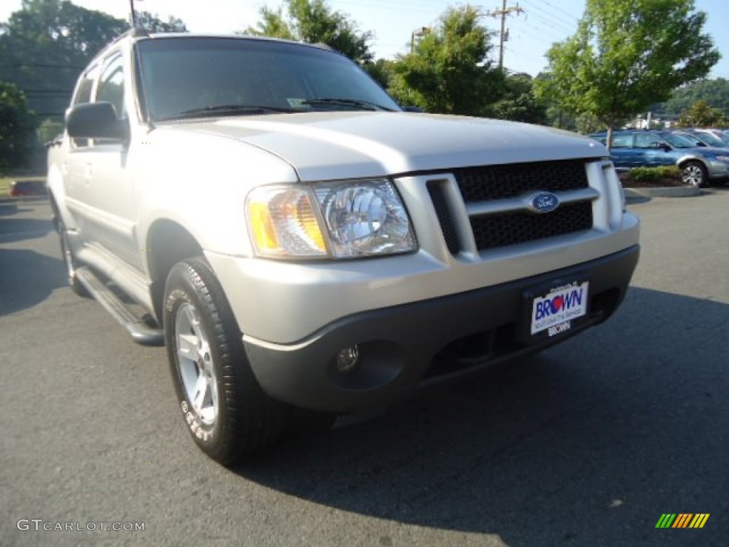 2005 Explorer Sport Trac XLT 4x4 - Silver Birch Metallic / Medium Dark Flint photo #1