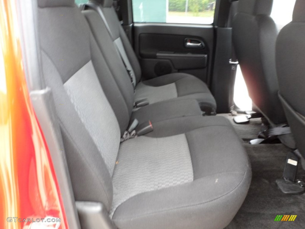 Ebony Interior 2008 Chevrolet Colorado LT Crew Cab Photo #50342892
