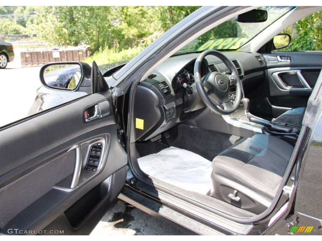 2009 Outback 2.5i Special Edition Wagon - Obsidian Black Pearl / Off Black photo #11