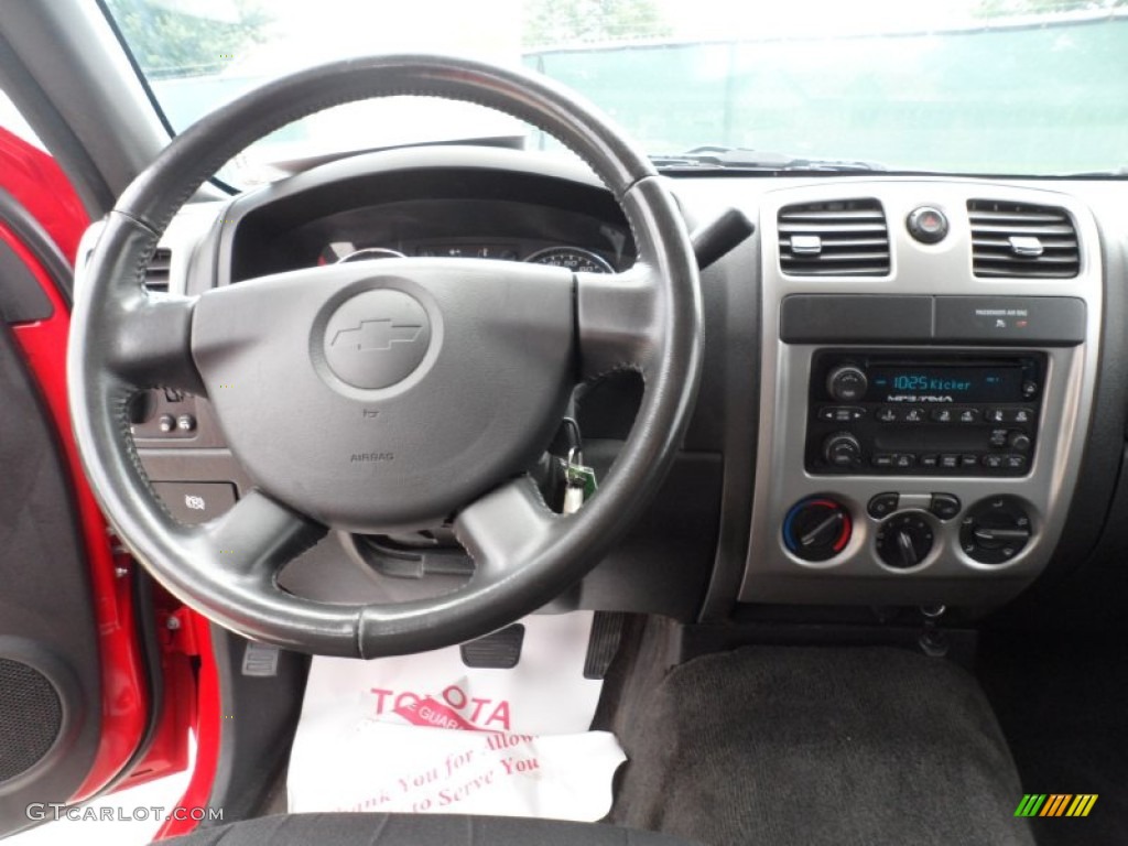 2008 Chevrolet Colorado LT Crew Cab Ebony Dashboard Photo #50343000