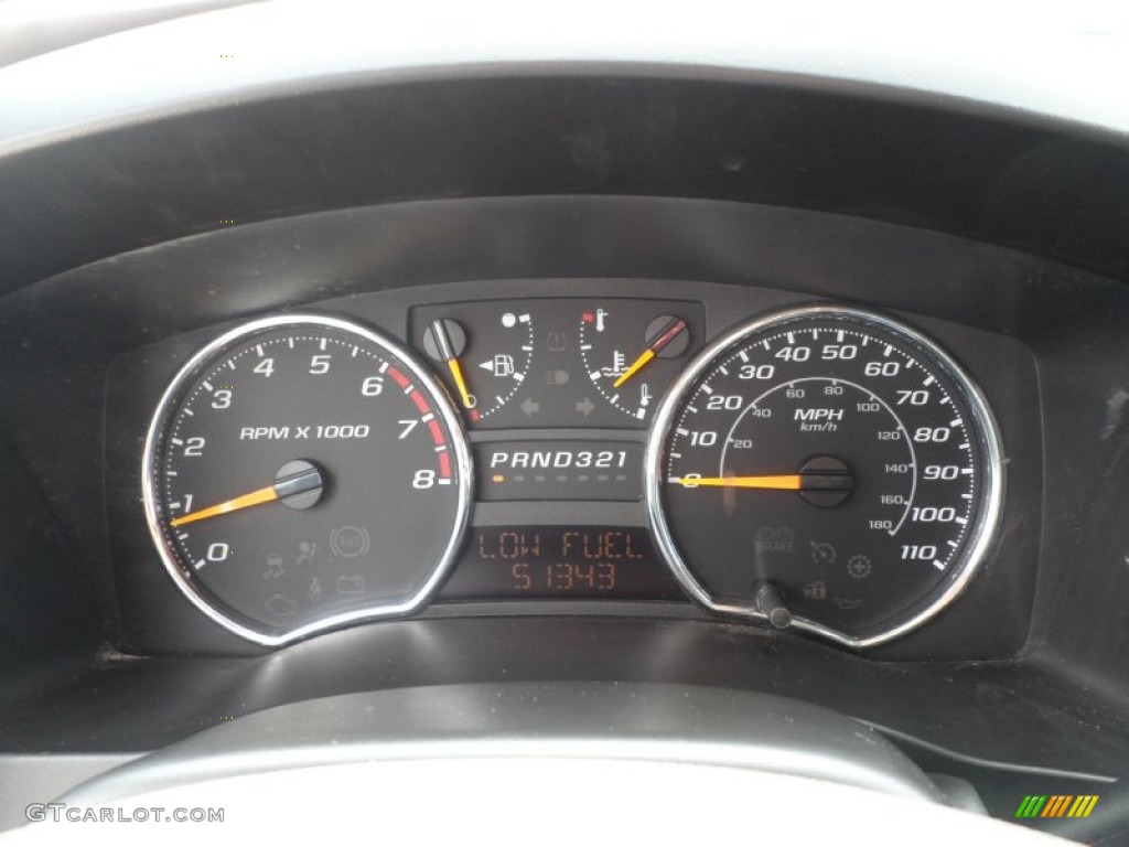 2008 Chevrolet Colorado LT Crew Cab Gauges Photo #50343096