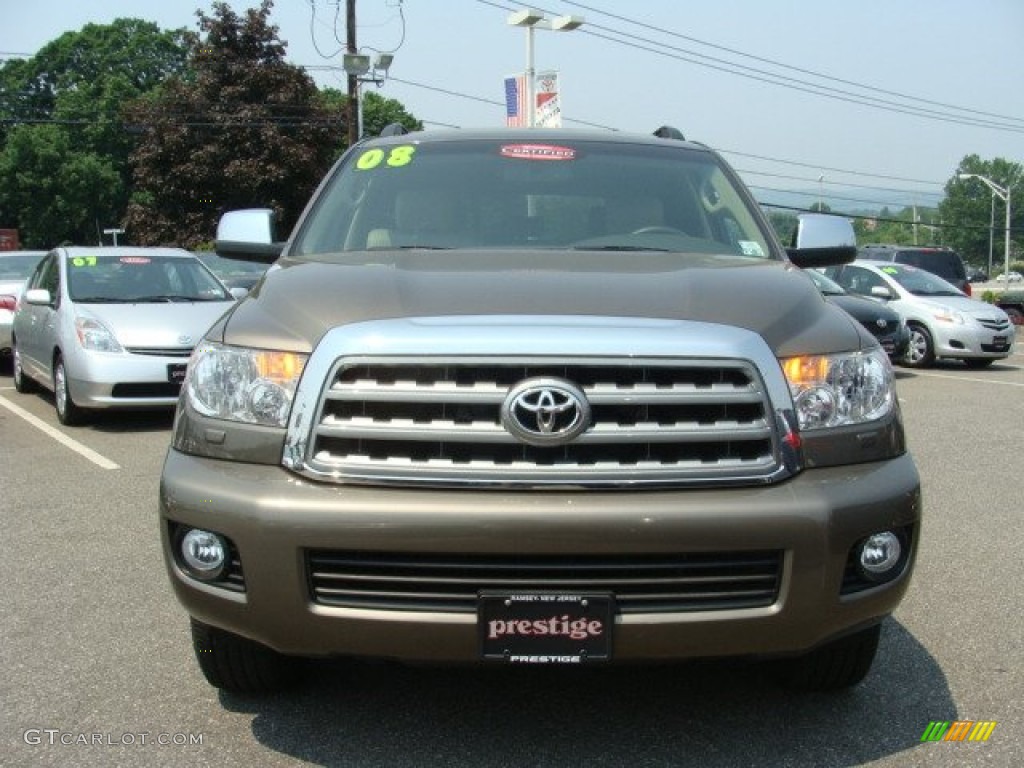2008 Sequoia Limited 4WD - Pyrite Gray Mica / Sand Beige photo #2