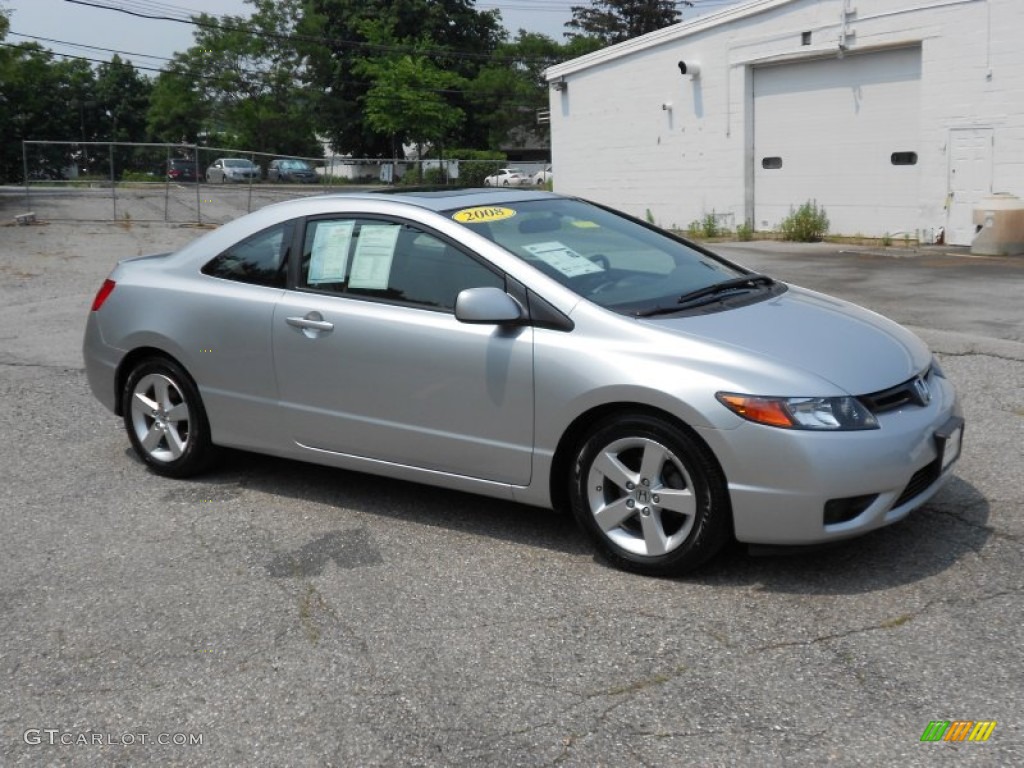 Alabaster Silver Metallic Honda Civic