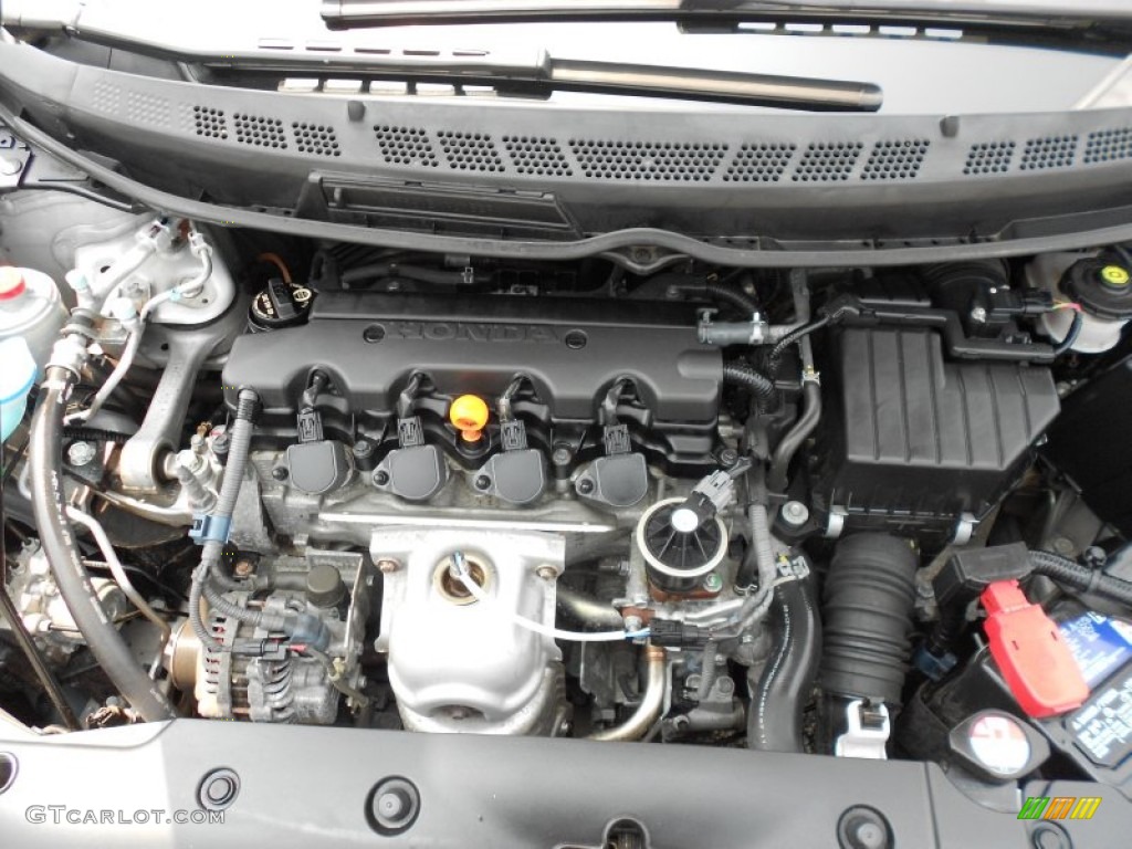 2008 Civic EX Coupe - Alabaster Silver Metallic / Gray photo #7