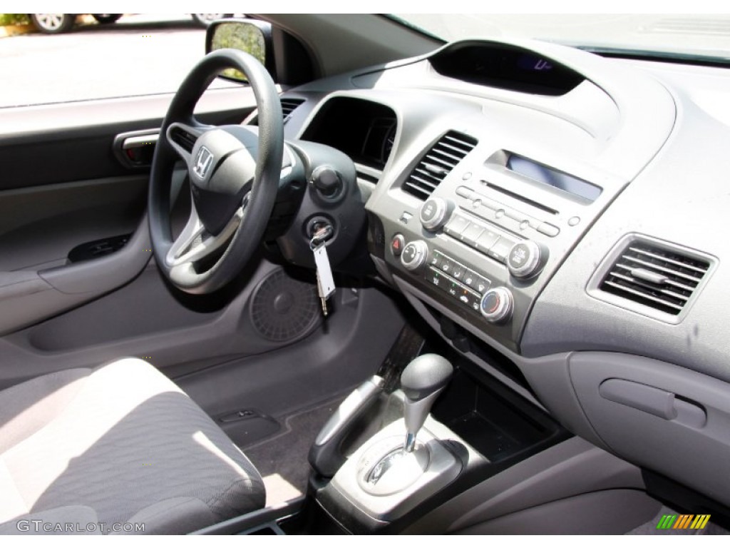 2011 Honda Civic LX Coupe Gray Dashboard Photo #50343603