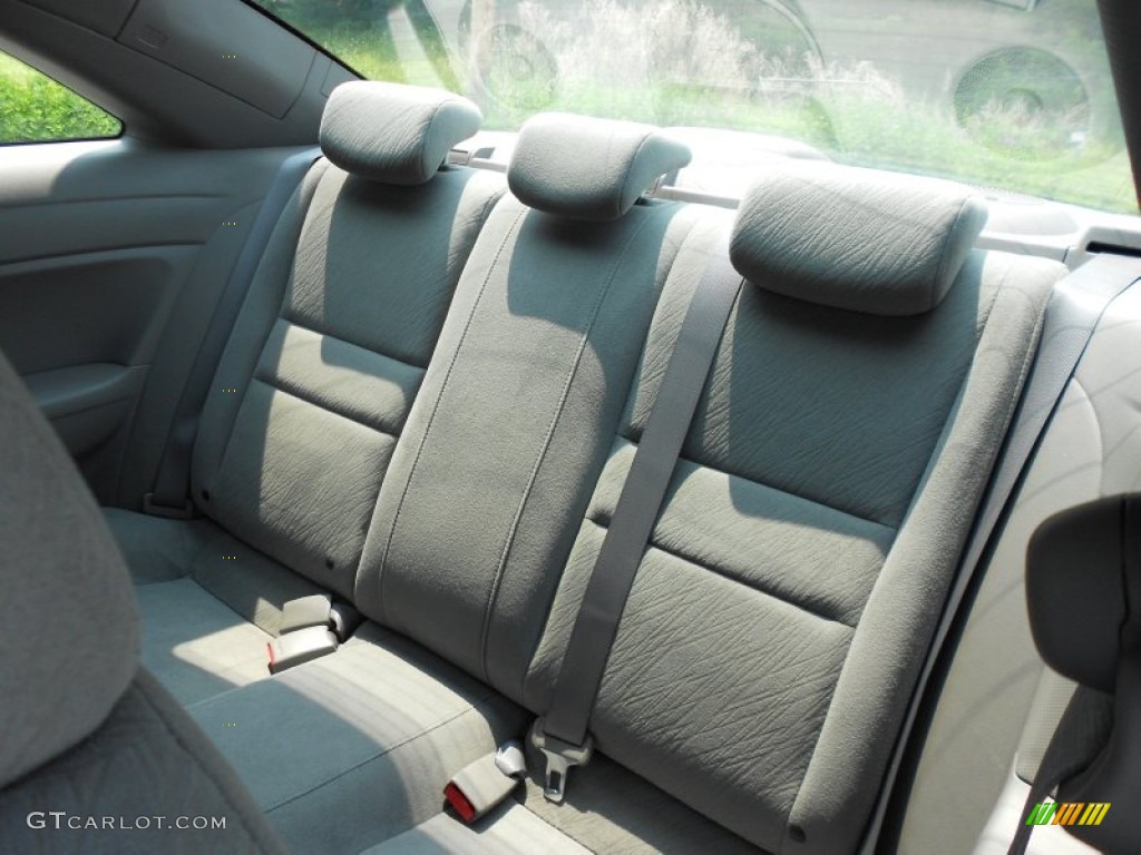 2008 Civic EX Coupe - Alabaster Silver Metallic / Gray photo #13
