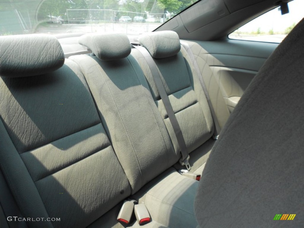 2008 Civic EX Coupe - Alabaster Silver Metallic / Gray photo #14