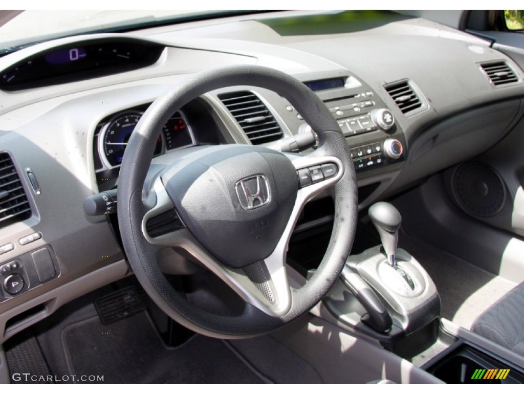 2011 Honda Civic LX Coupe Gray Dashboard Photo #50343702
