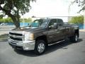 2008 Desert Brown Metallic Chevrolet Silverado 3500HD LTZ Extended Cab 4x4 Dually #50329489