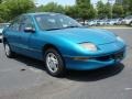 1997 Bright Blue Metallic Pontiac Sunfire SE Sedan  photo #6