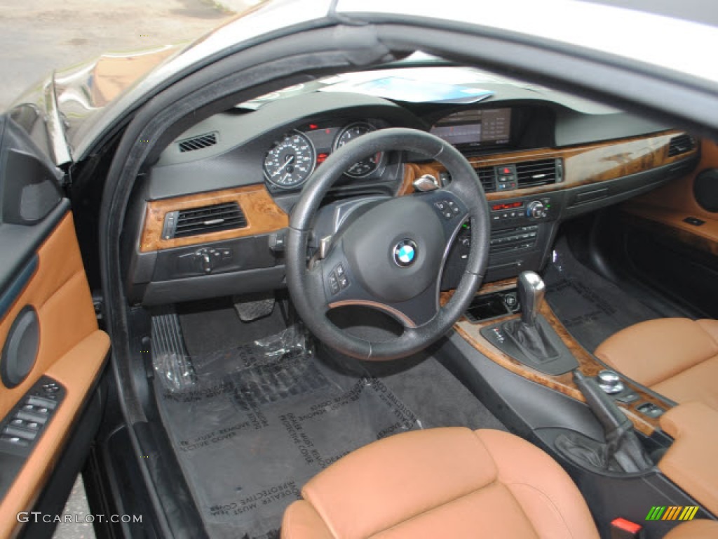 2008 3 Series 328i Convertible - Jet Black / Saddle Brown/Black photo #13