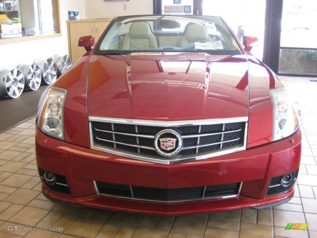 2009 XLR Platinum Roadster - Crystal Red / Cashmere/Ebony photo #2