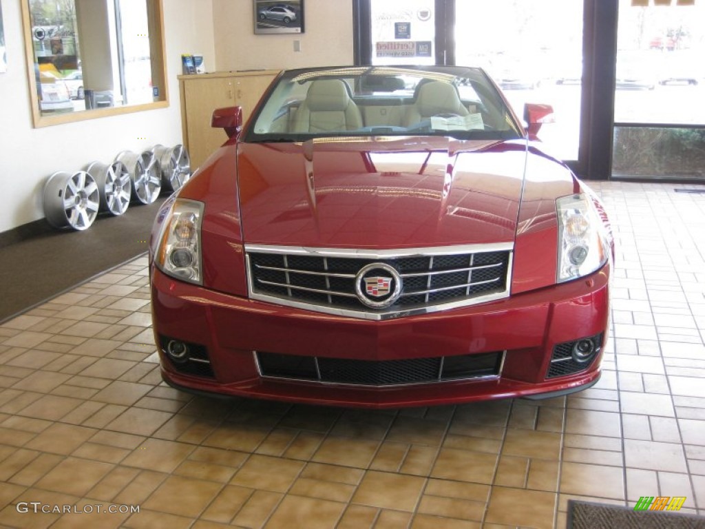 2009 XLR Platinum Roadster - Crystal Red / Cashmere/Ebony photo #4