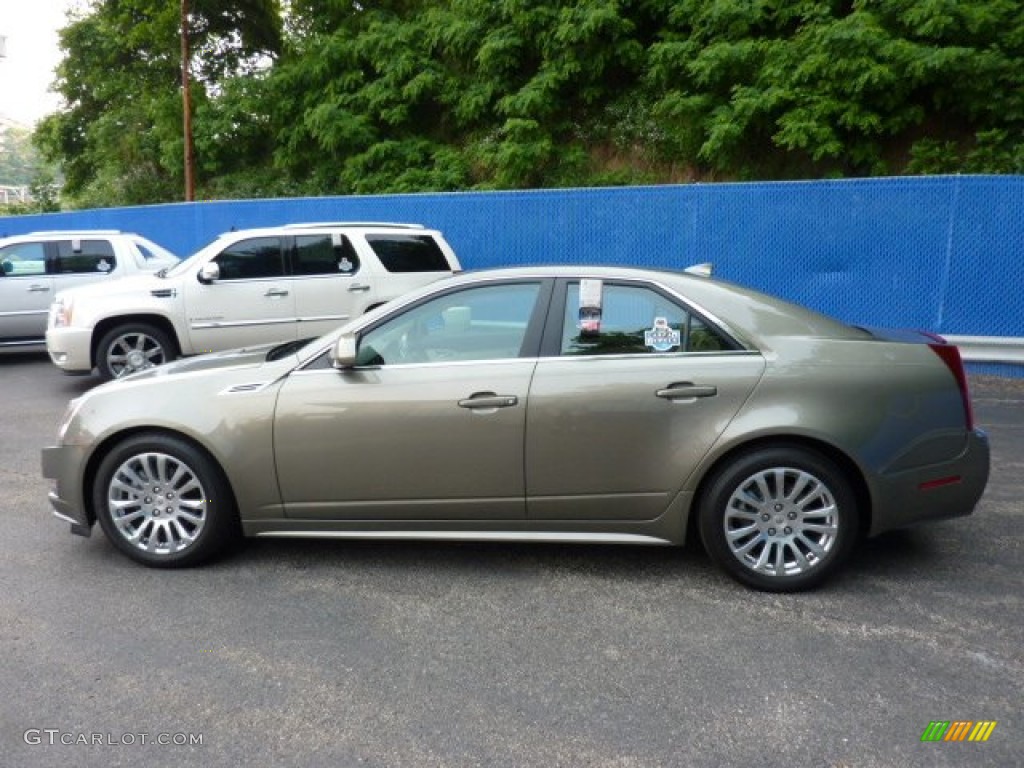 Tuscan Bronze ChromaFlair 2010 Cadillac CTS 4 3.6 AWD Sedan Exterior Photo #50348910