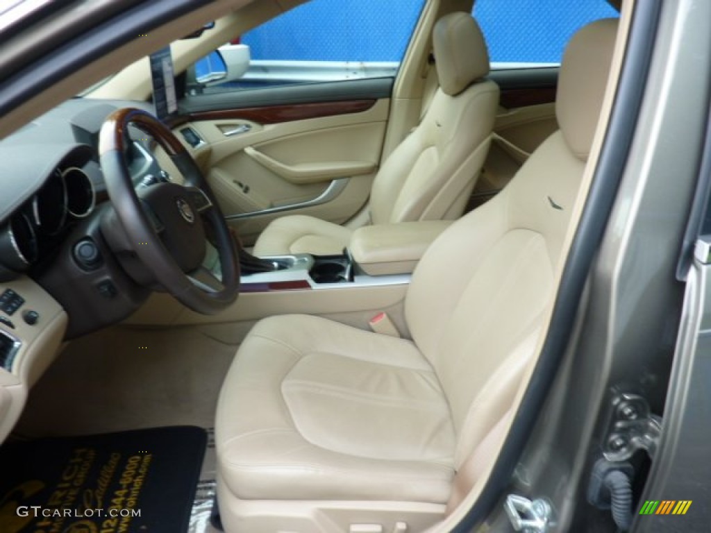 Cashmere/Cocoa Interior 2010 Cadillac CTS 4 3.6 AWD Sedan Photo #50349033