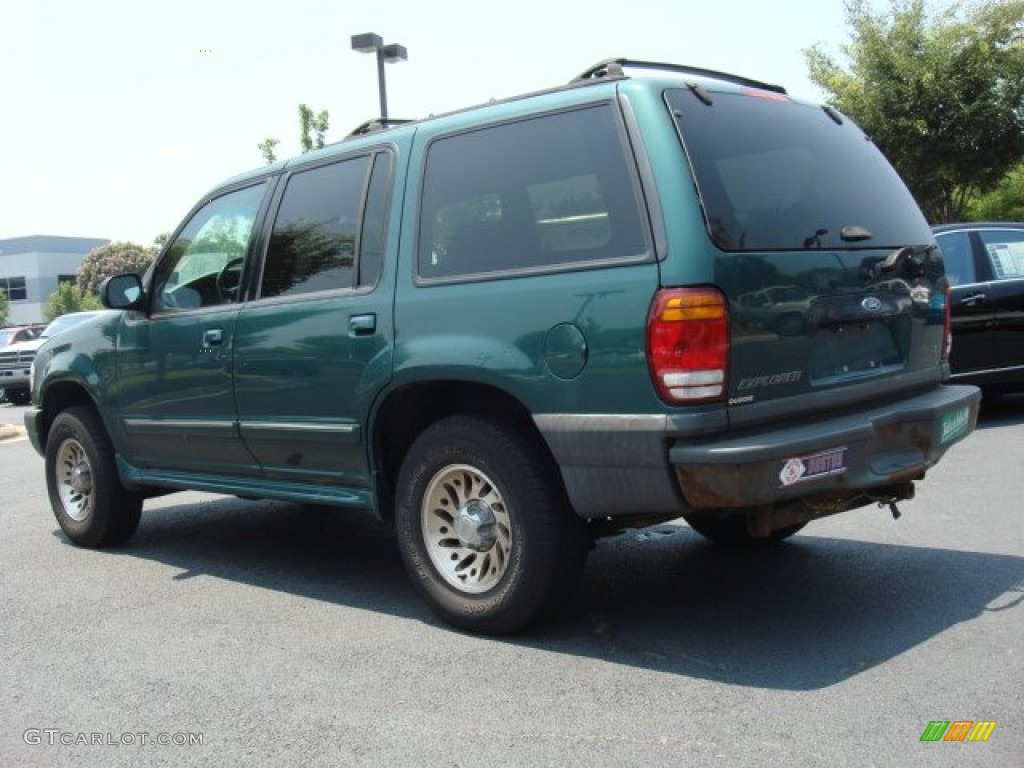 2000 Explorer XLS 4x4 - Spruce Green Metallic / Medium Graphite photo #4