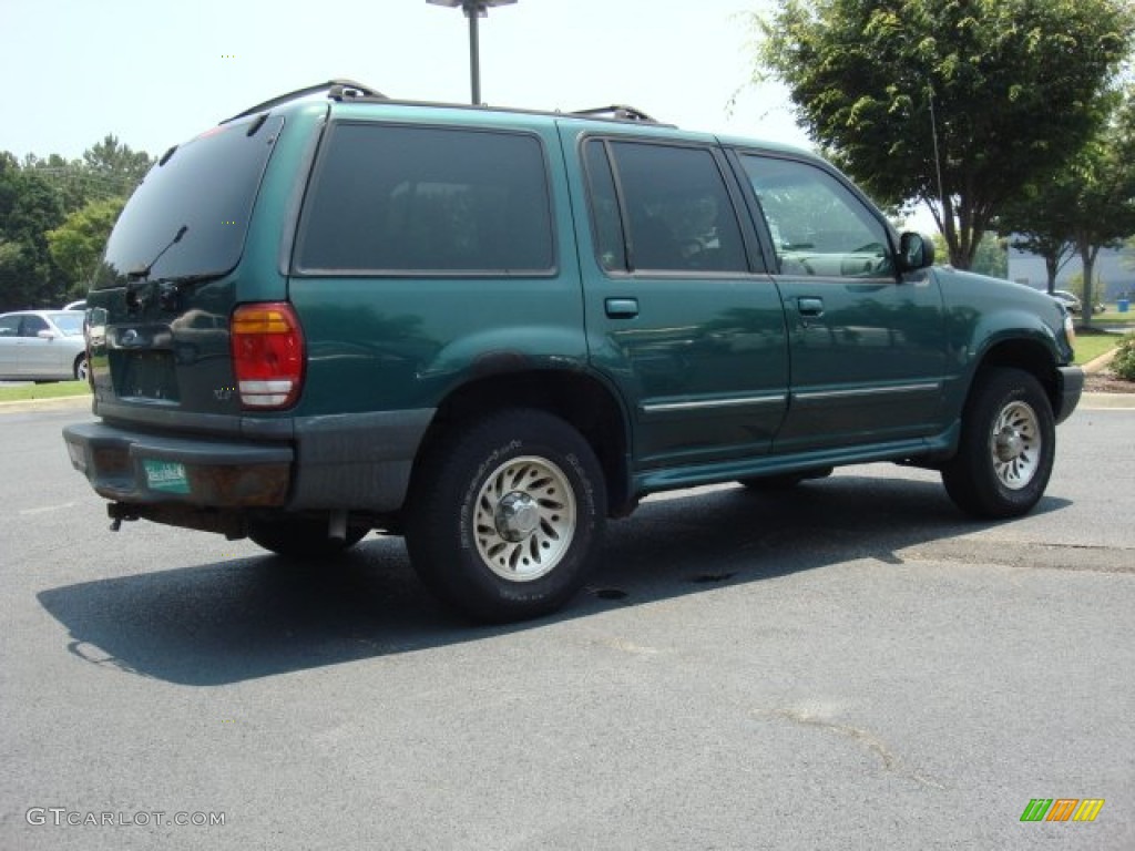 2000 Explorer XLS 4x4 - Spruce Green Metallic / Medium Graphite photo #5