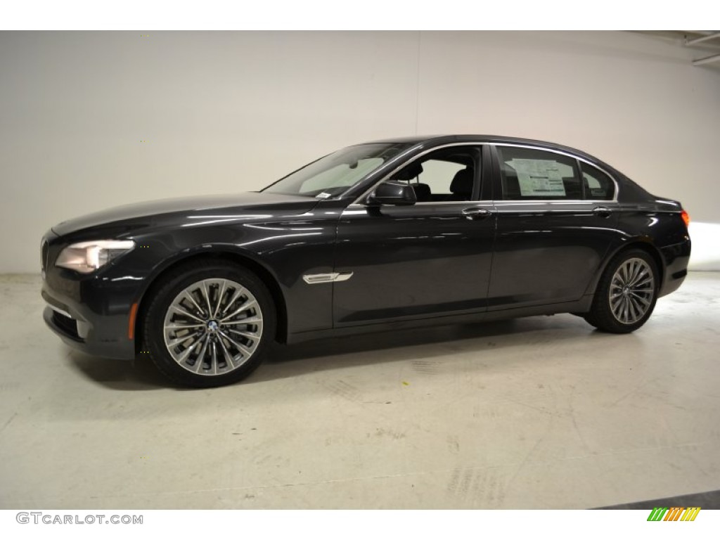 2011 7 Series 750Li Sedan - Dark Graphite Metallic / Black photo #9